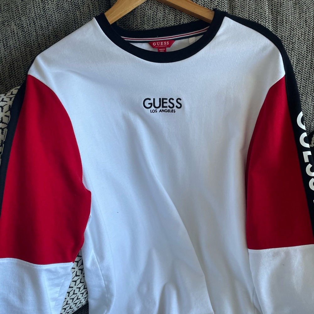 Guess Color Block Longsleeve (Medium) - image 3
